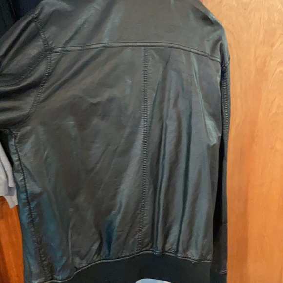 Vintage Style Faux-Leather Jacket - Picture 3 of 4